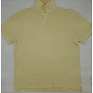 Mens Vintage Polo Pastel Yellow - XL (1)